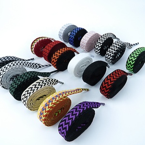 INS Fashion Lan-vin Dây Giày Rộng 1.5Cm/2Cm/3Cm Giày Vải Họa Tiết Gợn Sóng NK SB Dunks AF Giày Bánh Mì Dây Giày Đế Bằng - Product Image 2