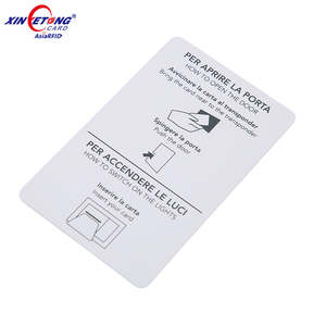 13.56MHz บัตรผ่านเข้าโรงแรม RFID กุญแจ Iso14443A 1K RFID สมาร์ทการ์ด RFID ล็อคประตู - Product Image 1