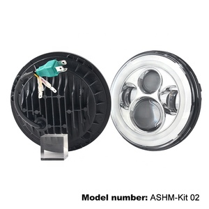 ASEND <strong>40W</strong> <strong>Led</strong> Headlight with DRL Turn signal Light Cheaper <strong>Led</strong> Fog Light Accessories Kit for harley Motor Lighting <strong>Led</strong> <strong>12v</strong> - Product Image 2