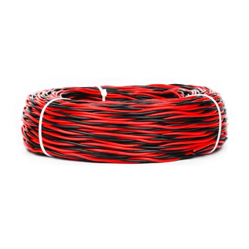 Gratis Monster Zr Campers 2X1.5 Zwart En Rood Elektrische Draad Twisted Pair Elektrische Kabel Elektrische Draad Voor Led Verlichting