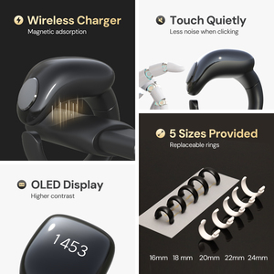 2024 anello intelligente iOS miglior prezzo in India musulmano islamico tas beeh con App di sveglia zikr flessibile contatore di 500 controllato - Product Image 4