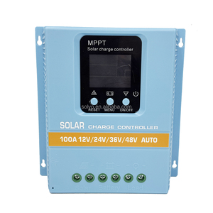 PWM 60A 80A 100A контроллер солнечной батареи 12V/24V36V/48V Автоматическая идентификация контроллер зарядки аккумулятора - Product Image 3