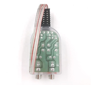 Adaptador de nivel RCA para altavoz de coche, convertidor de Audio de alta a baja impedancia, amplificador de sonido Subwoofer ajustable - Product Image 4