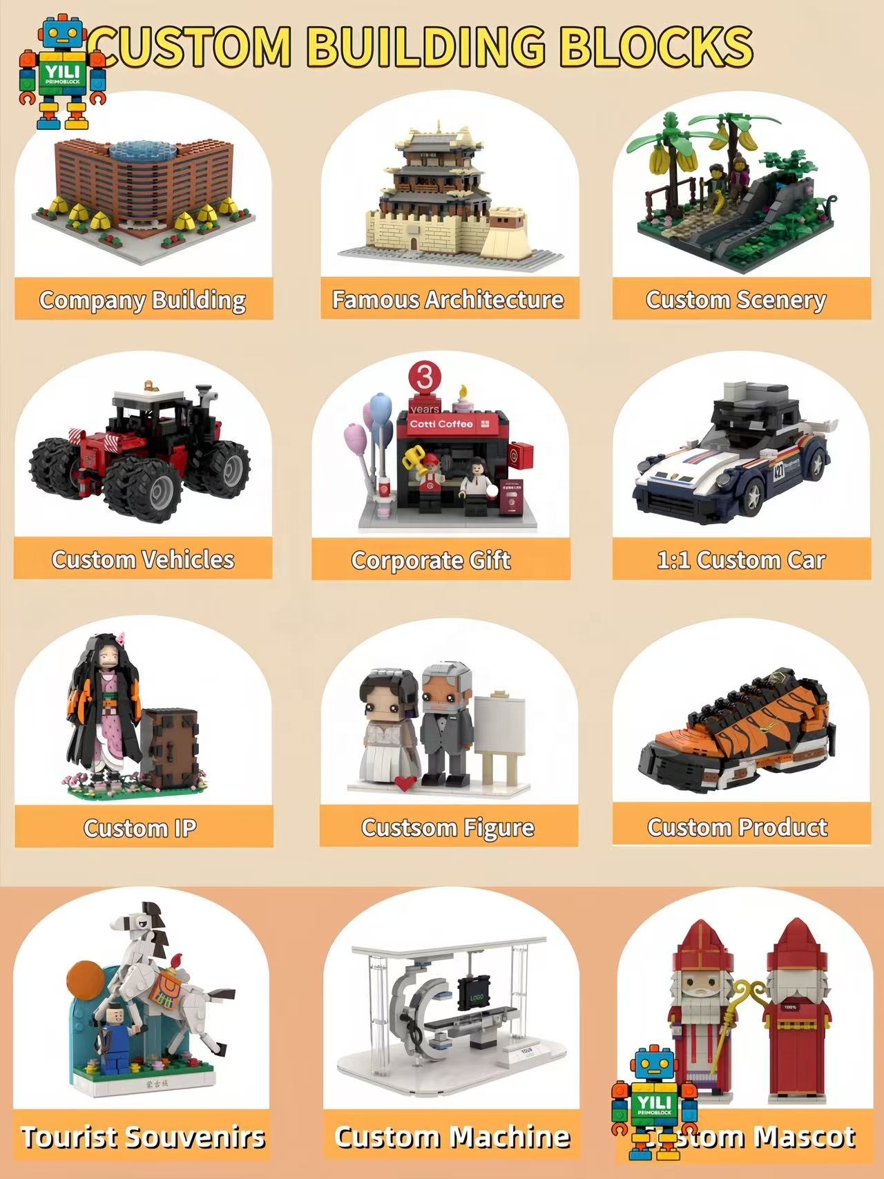Otros bloques de construcción personalizados