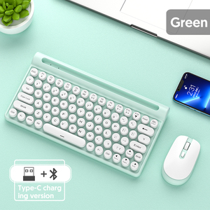 Vendita calda nuovo tipo C per Bluetooth e 2.4G Dual Mode tastiera senza fili Mouse combo tastiera per Computer - Product Image 4