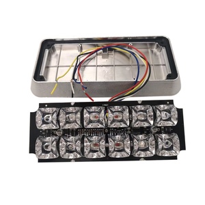 7X3 1 วัตต์ LED 12V กันน้ํา LED ไฟแฟลชอัตโนมัติ 3W LED รถพยาบาลไฟกระพริบหลายโหมดกระพริบ - Product Image 5