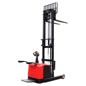 1.0-2.0T Electric Pallet <strong>Stacker</strong> with Ride-on Platform with <strong>CE</strong> Certification - Product Image 1
