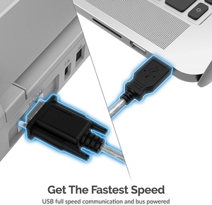 FTDI USB2.0オス-RS232シリアルポート9ピンミニDB9メスシリアルアダプターコンソールケーブル