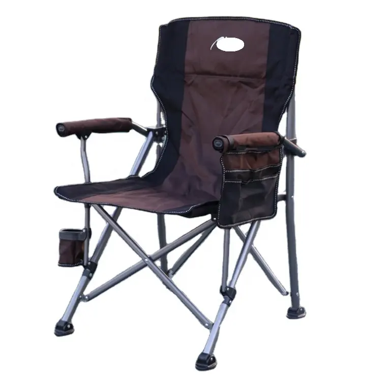 Silla plegable personalizada con reposabrazos para exteriores, cómoda silla mecedora portátil para acampar, Playa y pesca, novedad