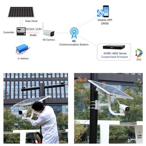 Dahili IPC-HFW2431DG-4G-SP-LA-B ve pil ile Dahua GÜNEŞ PANELI 2Way konuşma 4G güneş enerjisi kamera - Product Image 4