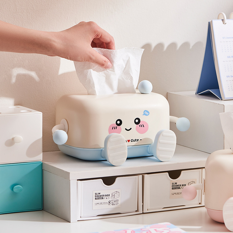 GZP Cute Blue Tissue Box