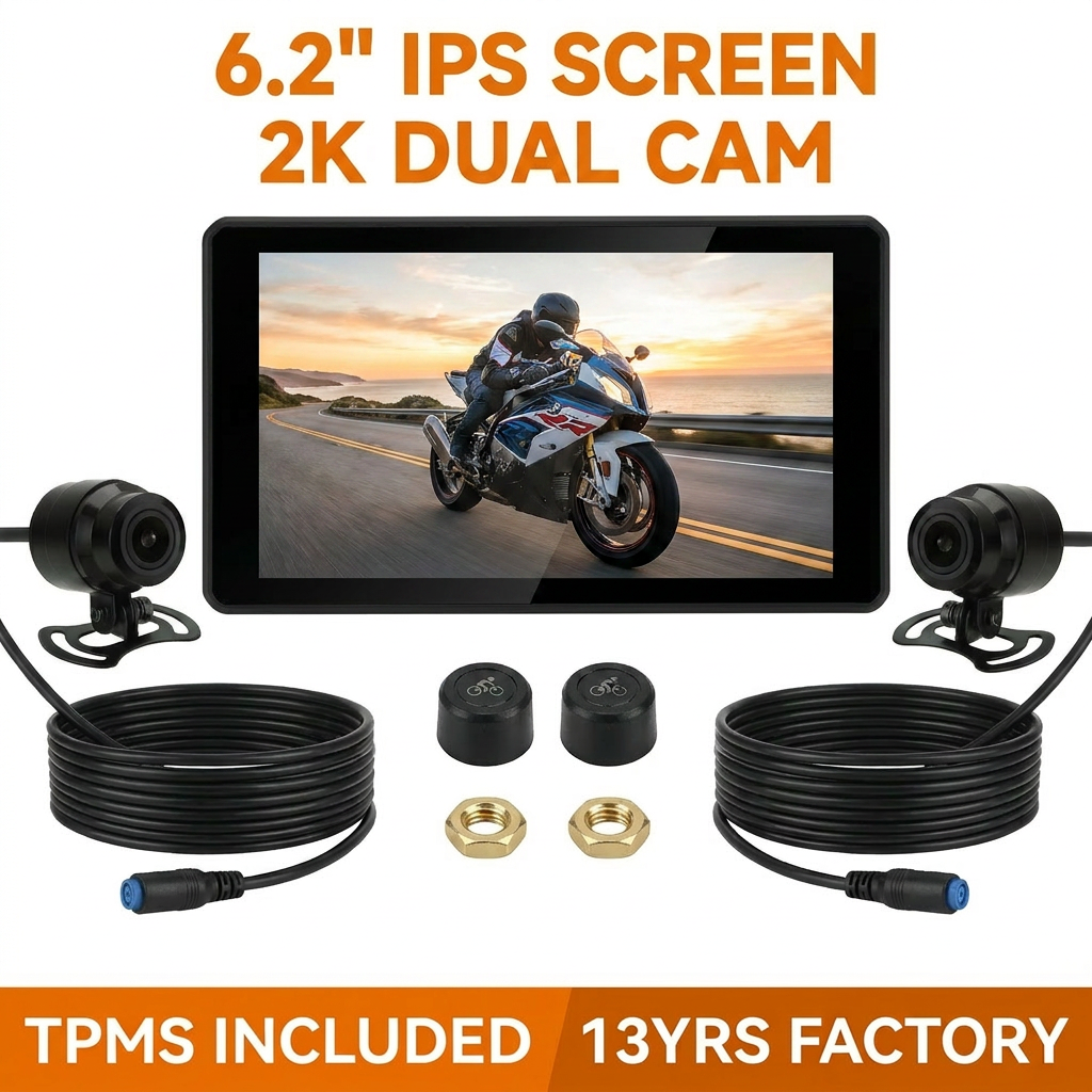 Dash Cam 2K GPS TPMS