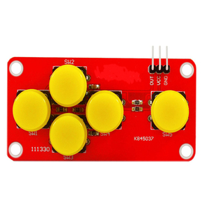 La tastiera pubblicitaria simula la scheda di espansione del sensore del pulsante analogico del modulo a cinque tasti - Product Image 2