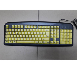 Teclado Alemán y Alemán para gamer, teclado de oficina original con letras grandes, para ordenador de escritorio y ratón - Product Image 3