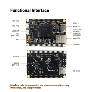 微相FPGA开发板XILINX Artix7核心板XC7A35T 100T A7-Lite - Product Image 3