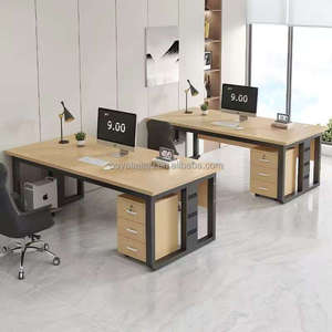 Combinación de silla de escritorio de ordenador Simple moderna para el hogar o la oficina Escritorio de personal para edificio de oficinas Uso general de muebles de oficina - Product Image 3
