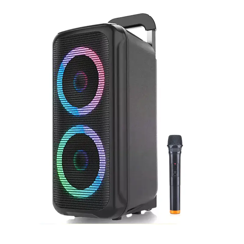 Subwoofer Led 40 watt, sistem speaker pa, sub woofer Led portatil gigi biru 100