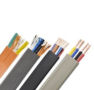 Factory Direct Elevator Flat <strong>Cable</strong> 3 to 40 Core TVVB TVVBP TVVBG Customized Elevator Travelling <strong>Cable</strong> - Product Image 1