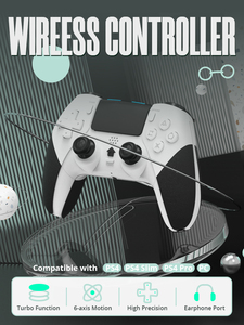 Controlador inalámbrico compatible con Bluetooth para PS4 Controller Gamepad Consola Vibración para PS4/ Pro/Slim Game Console accesorio