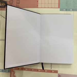 Nero copertina rigida <span class=keywords><strong>notebook</strong></span> normale 100 grammi di spessore non sanguinare carta datato linee di pagina
