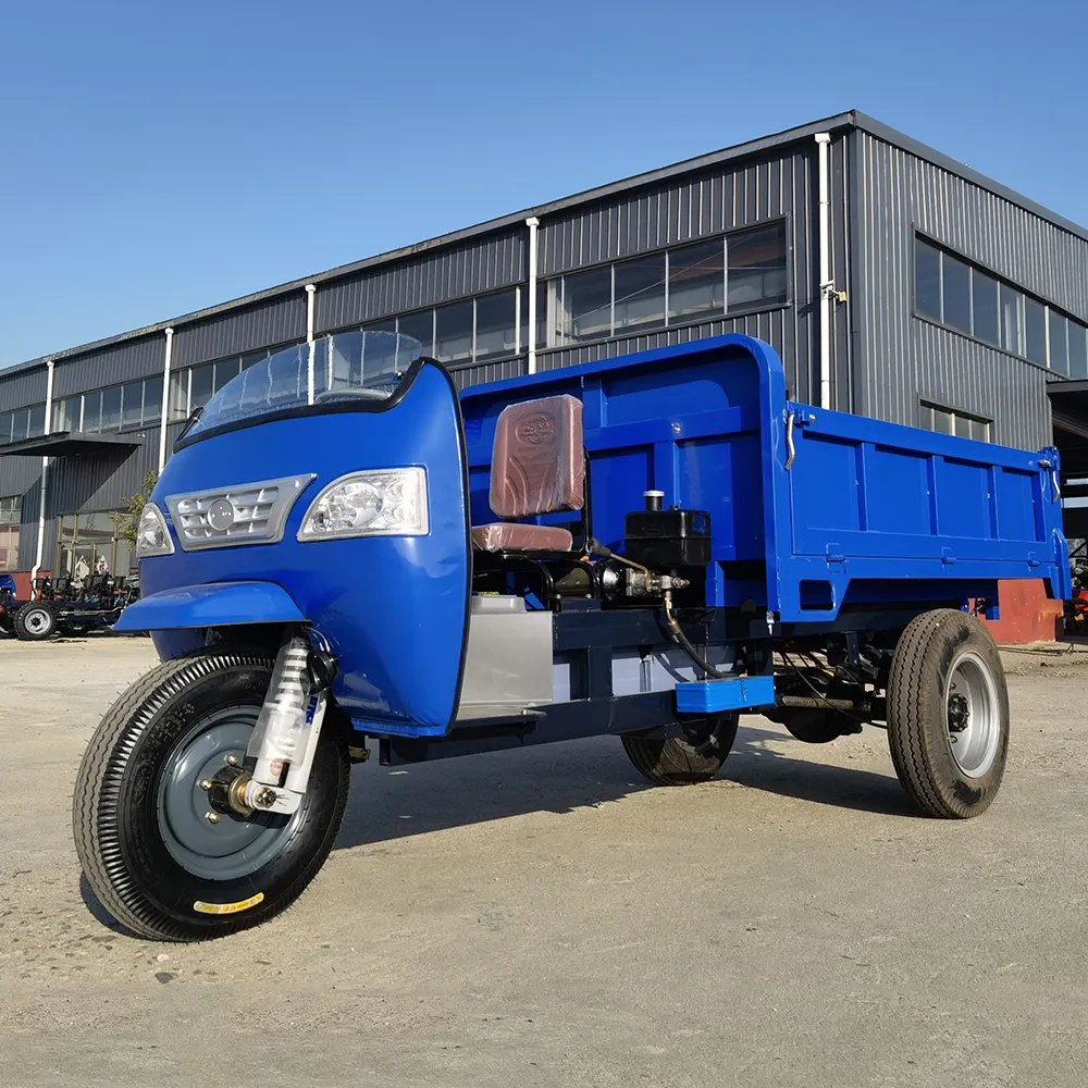 250cc DIESEL mở cabin cơ giới tipper ba bánh hàng hóa ba bánh cho người lớn