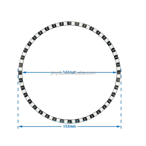 WS2812B modulo striscia 24 bit 24 X WS2812 5050 RGB lampada ad anello a LED con driver integrati ws2812 RGB 24 - Product Image 4