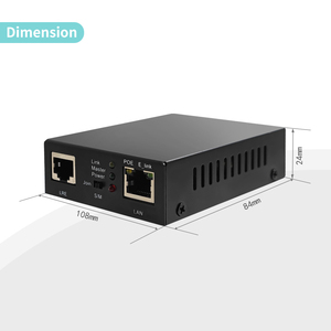 RJ45 PoE-Verlängerungsgerät über einzelen Port 10/100Mbps Poe-Sender für IP-Kamera Aufzug-Überwachung