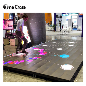 SAIO Interactive Floor LED <strong>Display</strong> Sports Games <strong>System</strong> Machine with Kinect <strong>Sensor</strong> Touch Screen for Gymnasium