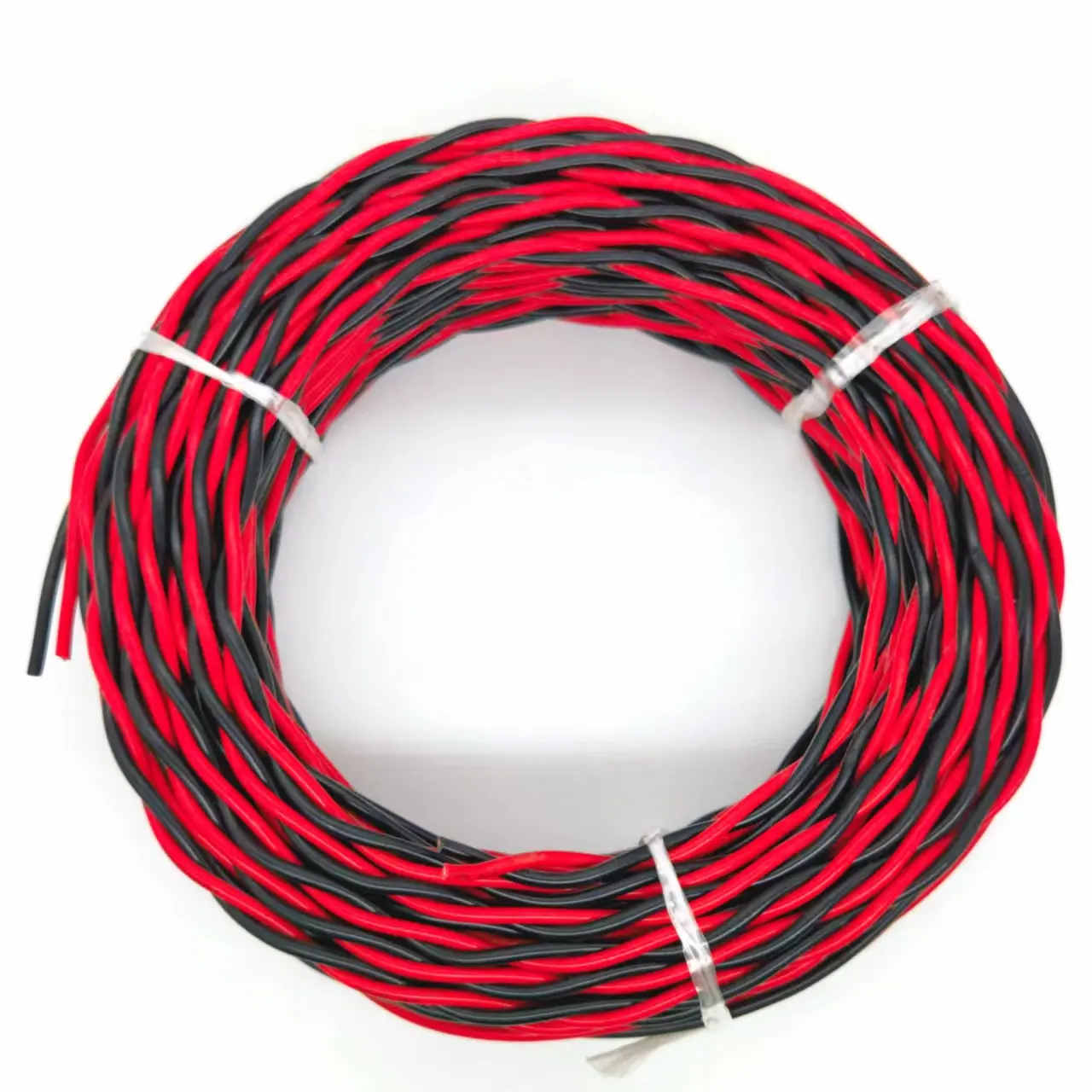 Venta caliente de cobre rojo y negro producto paralelo estañado paralelo bicolor alambre de cobre estañado cable de alambre eléctrico de Pvc