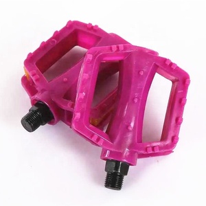 Chất lượng cao giá rẻ nhựa màu đen Xe Đạp bàn đạp 9/16 & 1/2 inch anxle đạp xe đạp cho trẻ em xe đạp - Product Image 3