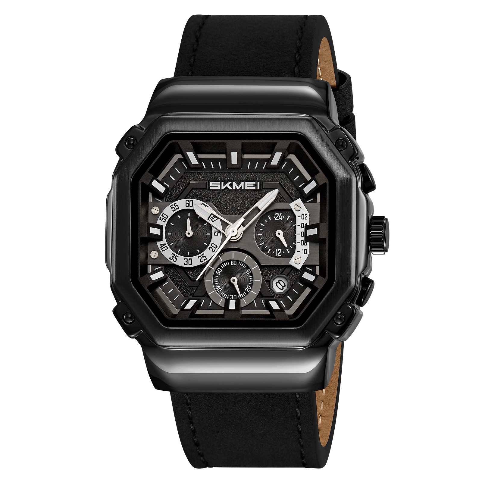 Black/Black-Leather
