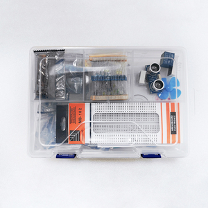 Заводская оптовая продажа, лидер продаж, супер стартовый комплект 28 в 1 для Arduino R3 включает в себя SG90 1602A IIC макетная плата шагового двигателя в наборе