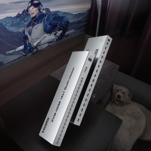 New <strong>KVM</strong> HDMI Multi-viewer 16 <strong>Input</strong> <strong>1</strong> <strong>Output</strong> Videos and Audio Switcher