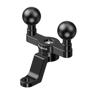 Alüminyum alaşım dikiz aynası sabitleme kaidesi çift 1 ''TPU topu ile uyumlu RAM dağı B boyutu 1'' top braketi - Product Image 1