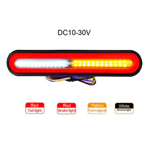 100แอลอีดี4อิน1กันน้ำไฟท้ายรถบรรทุกไฟเบรคสัญญาณไฟเลี้ยว10-30V - Product Image 2