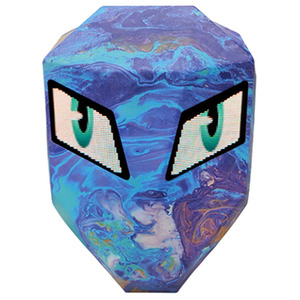 Özel DIY GIFs görüntü metin yumuşak Polyester astar fermuar kapatma ile Unisex akıllı LED ekran sırt çantası - Product Image 1