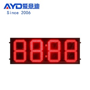 12-Zoll-Elektronik-LED-Countdown-Timer Countdown-Bildschirm 7-Segment-LED-Anzeige für LED-Gaspreis schilder der Anzeigetafel