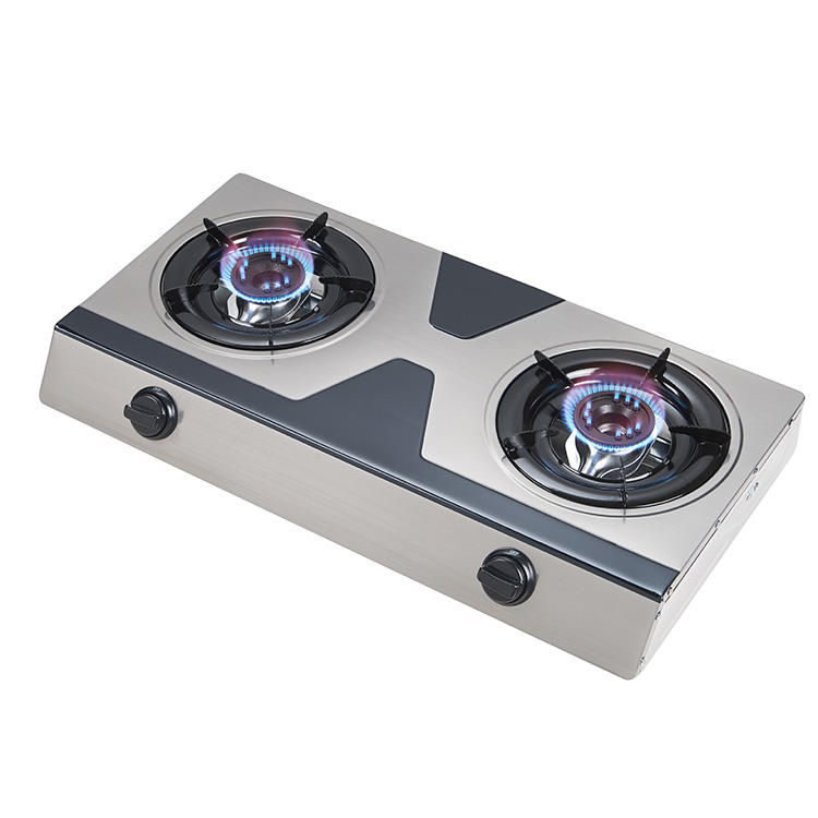 Cuisinière à gaz à deux brûleurs