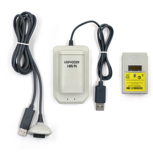 5 in 1 แบตเตอรี่ชาร์จสําหรับ Xboxes 360 คอนโทรลเลอร์แบตเตอรี่ชาร์จท่าเรือแหล่งจ่ายไฟแบตเตอรี่สําหรับ Xboxes 360 - Product Image 5