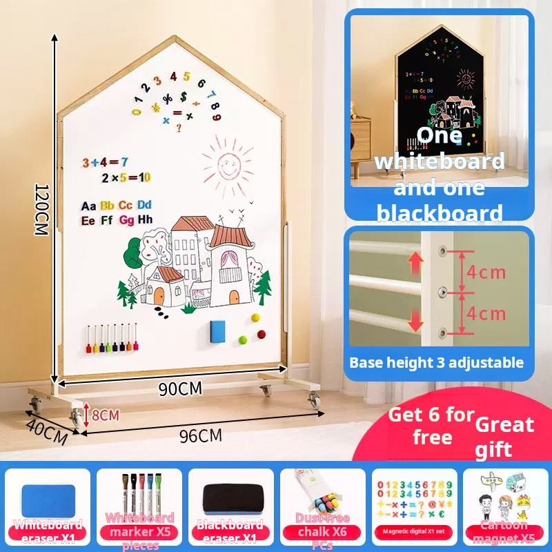 Forma de la casa de los 90x120cm + base móvil