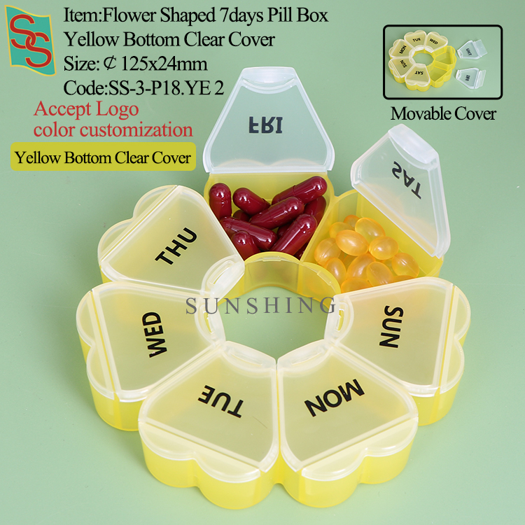 P18:Yellow Bottom Clear Cover