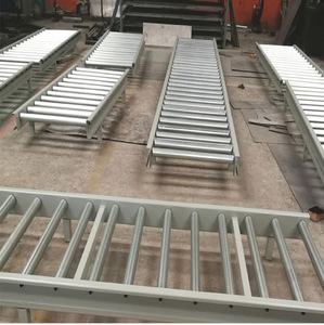 TOSHINE Factory Warehouse Nicht angetriebenes Rollen fördersystem Manueller Schwerkraft rollen förderer zum Entladen von LKWs