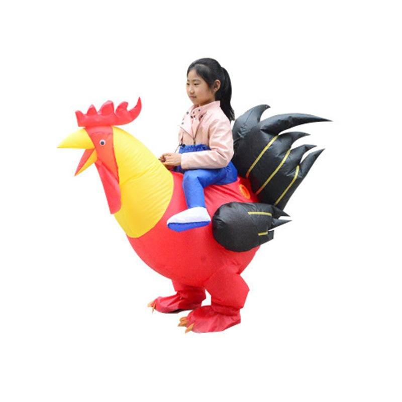 Gallo rojo para niños