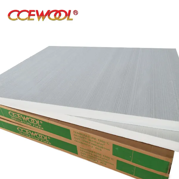 Kazanlar için CCEWOOL hafif ve yüksek yoğunluklu refrakter ultra ince seramik elyaf levha