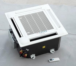 美的暖通空调系统220-240V /1Ph/50Hz 900CFM <span class=keywords><strong>2</strong></span>-pipe 4路盒式交流线圈单元Fcu风管空调