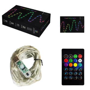 Smart Water proof Festival <span class=keywords><strong>Lights</strong></span> App Fernbedienung <span class=keywords><strong>LED</strong></span> Weihnachts beleuchtung Hochzeit Urlaub Dekoration <span class=keywords><strong>Led</strong></span> Fairy <span class=keywords><strong>String</strong></span> <span class=keywords><strong>Lights</strong></span>