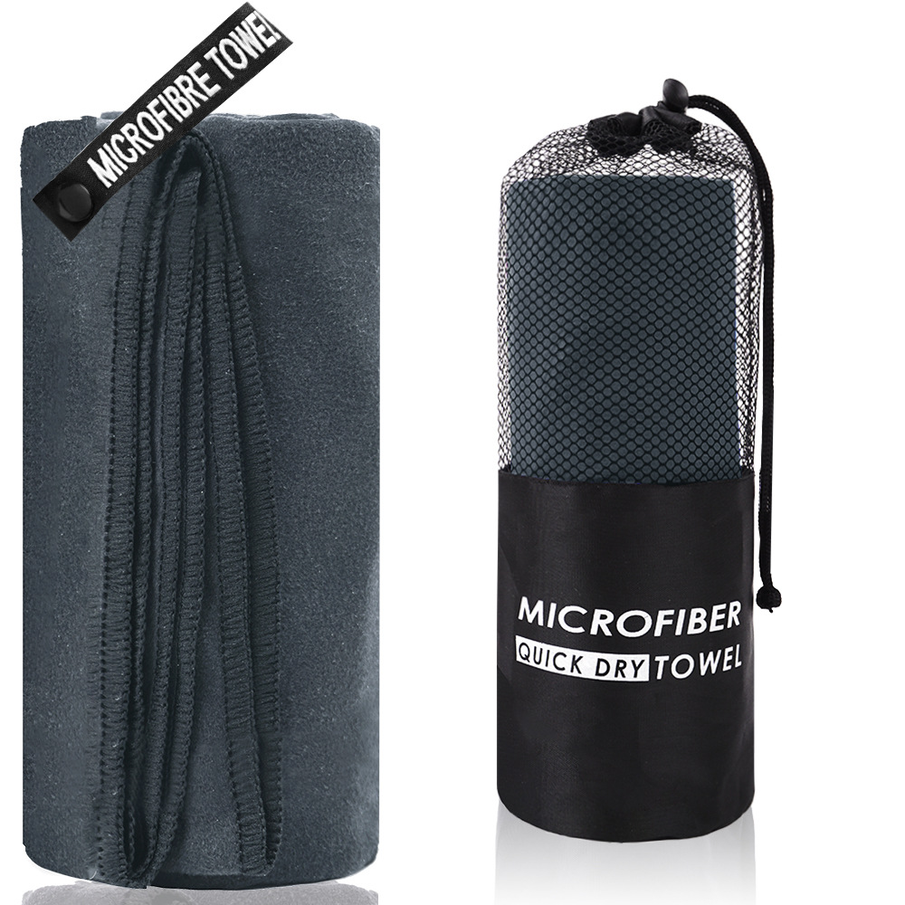 Dark gray cylindrical bag