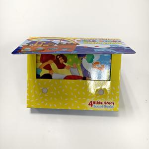 Custom Printing Service <strong>Children</strong> <strong>Bible</strong> Story Board Book for Kids with Box Set
