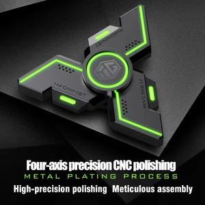 <span class=keywords><strong>Spinner</strong></span> antiestrés de Metal brillante para aliviar la ansiedad, juguete de enfoque ADHD, <span class=keywords><strong>Spinner</strong></span> de mano duradero para descompresión del aburrimiento para adultos - Product Image 5