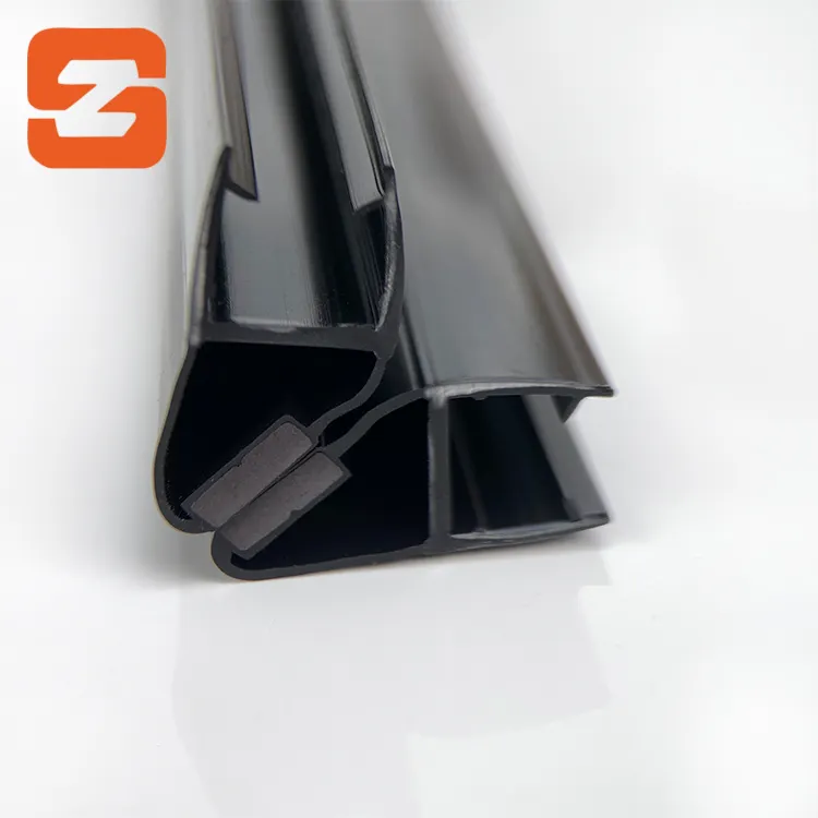 Bande d'étanchéité magnétique en caoutchouc PVC pour porte coulissante, 6 m, 8-12mm, bande de scellage pour salle de bains